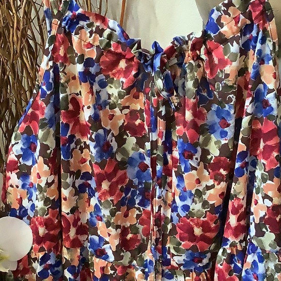 Tiered Floral Dress New Plus Size 3-4X (please check measurements in listing) - Picture 2 of 2